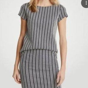 Ann Taylor Short Sleeve Knit Jacquard Top